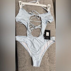 Baby blue fashion Nova swim suit